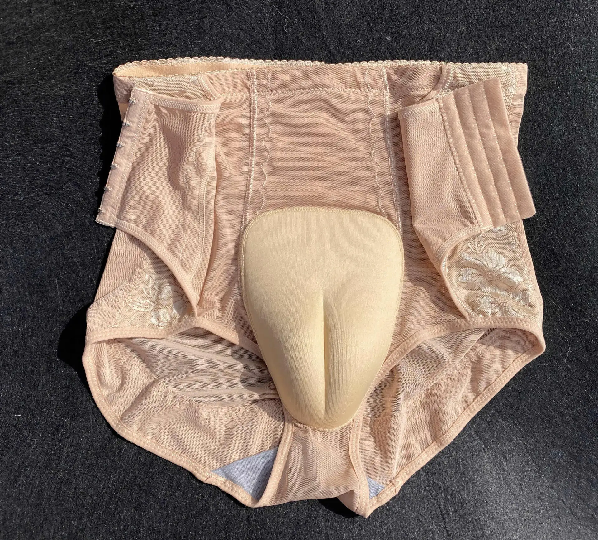 Men High Waist Trainer Corset Slimming Tummy Control Panties Camel Toe Gaff Panty for Transgender Crossdresser Shemale