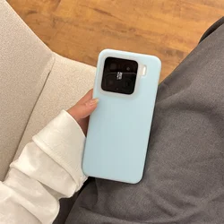 Neon Matte Liquid Silicone Shockproof Fashion Case - Candy Color for Redmi K70 Ultra (Blue)