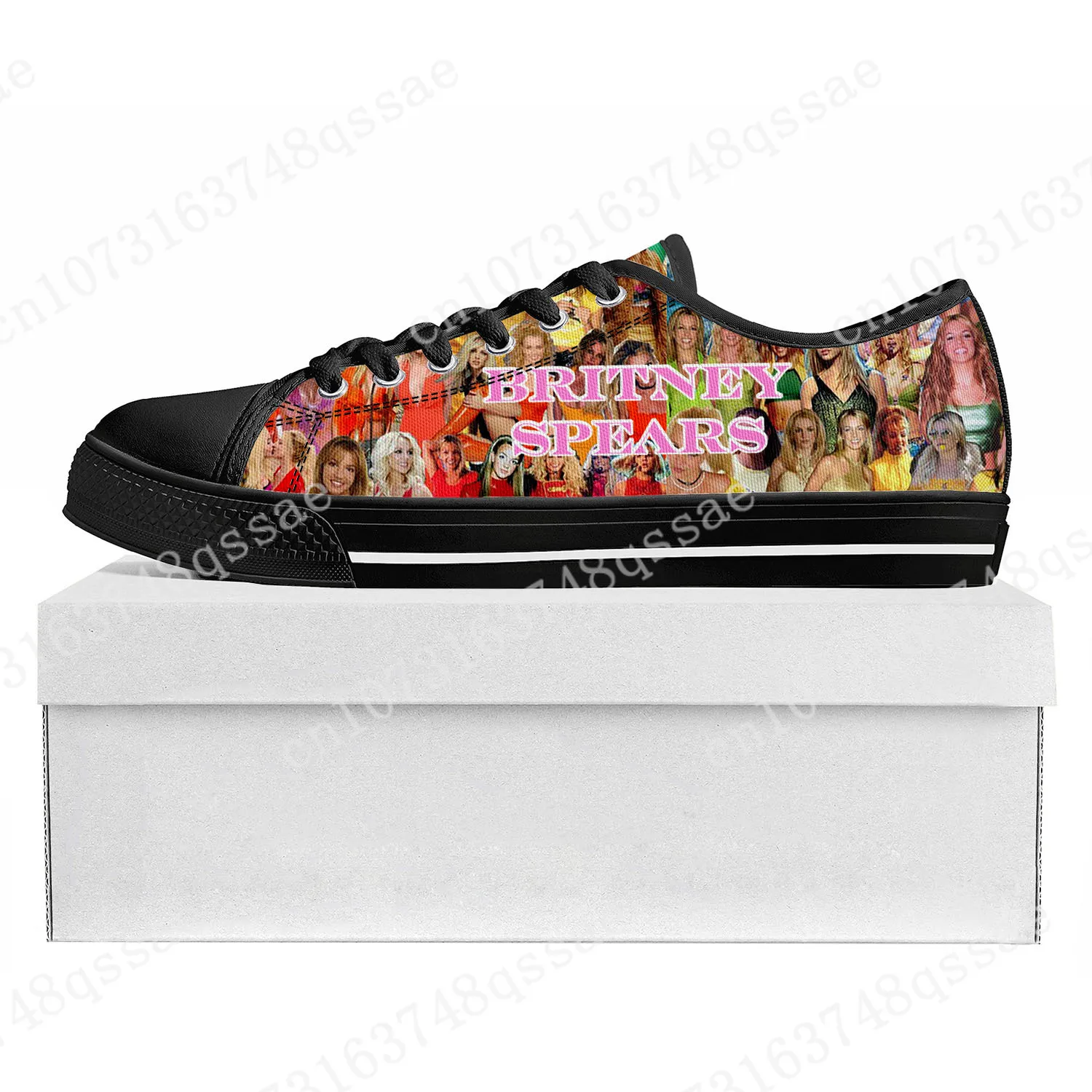 

Низкие высококачественные кроссовки Britney Spears для мужчин и женщин, подростковые холщовые кроссовки на заказ, повседневная обувь для пар, обувь на заказ