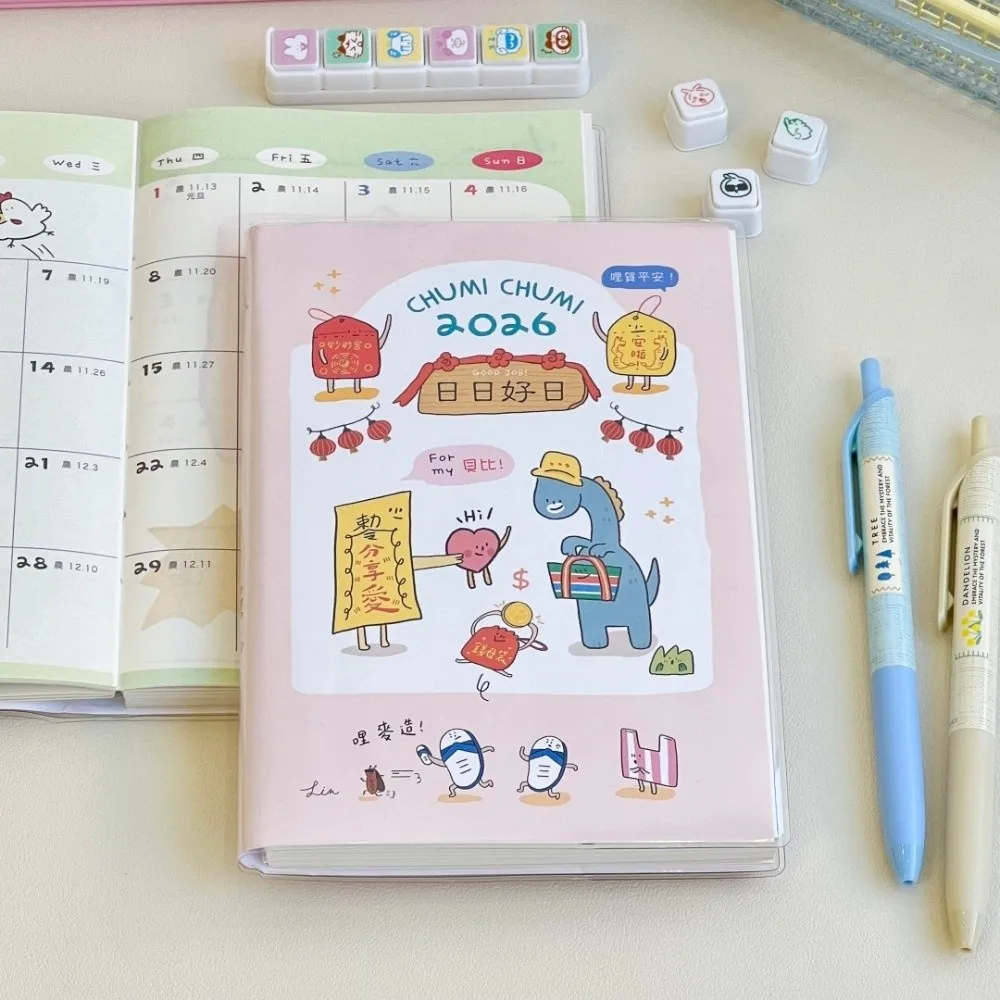 Compact B6 2026 Planner with Calendar & To-Do List – Student and Office Notebook