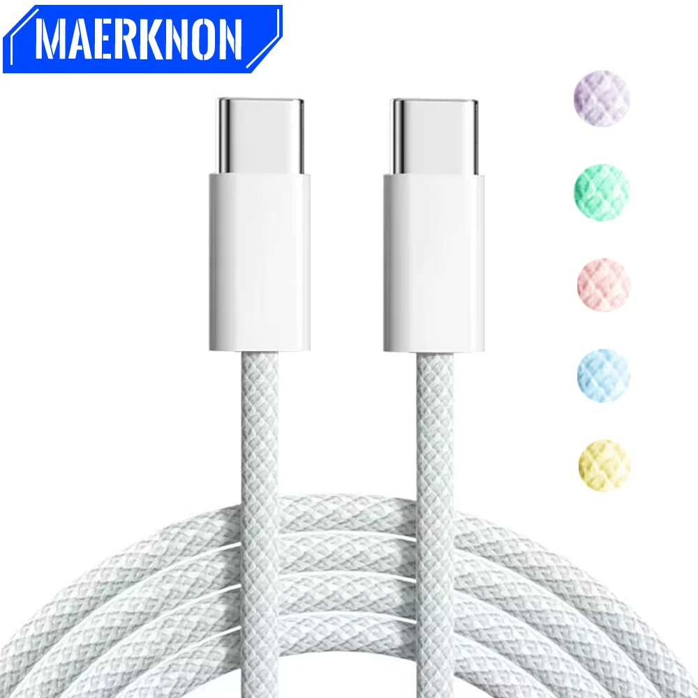 Cavo Da Usb C A Usb C Cavo Usb C Da 3,5 Piedi 20W Per La Ricarica Di Apple, Per Iphone 15 Pro Max/15 Plus Per Xiaomi 13 12 11 Samsung S22 S21