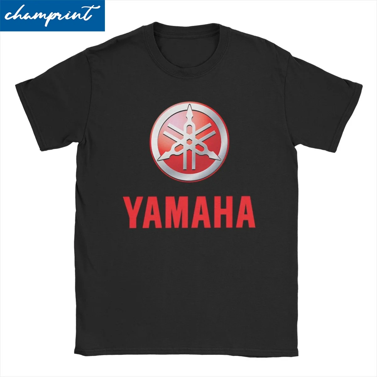 

Красная футболка для мотогонок Y-Yamahas, мужская и женская Уникальная футболка из чистого хлопка, футболка с коротким рукавом, женская одежда