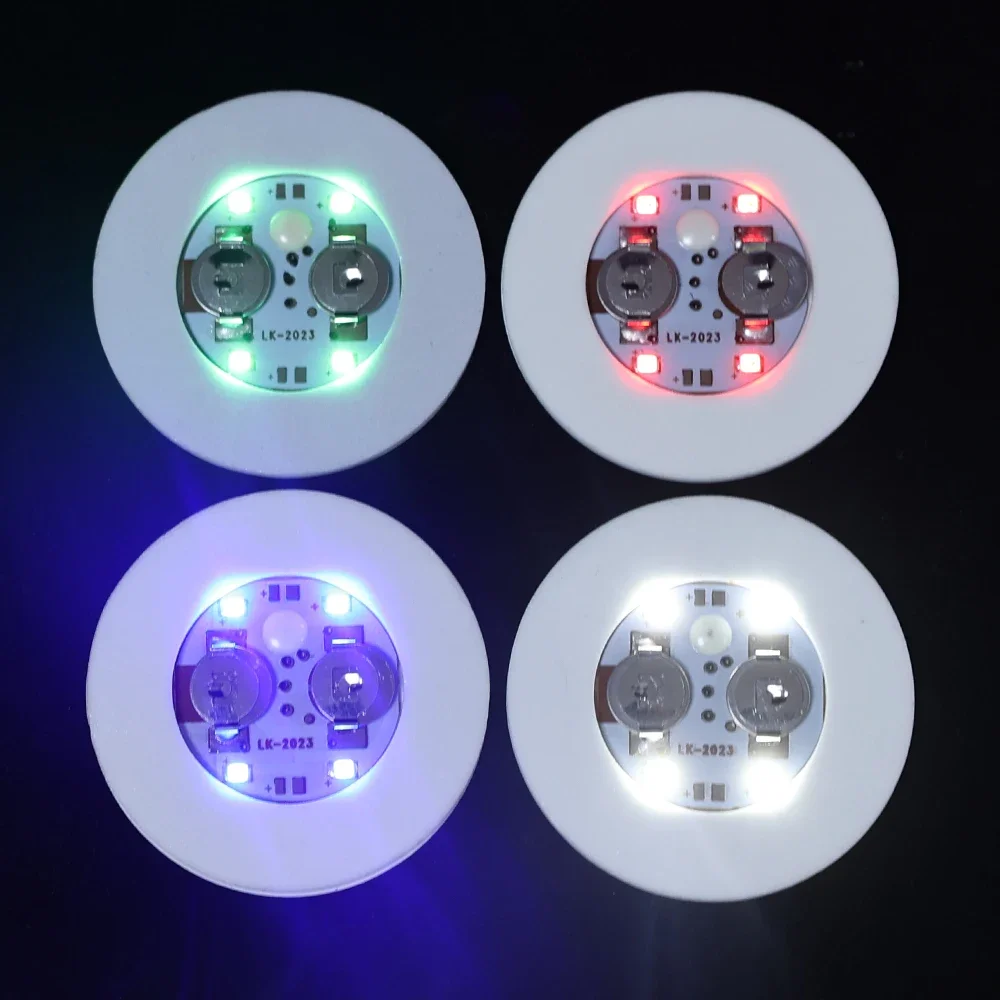 Sottobicchieri LED Impermeabili - 6 Pezzi, 3 Modalità Luce, Ricaricabili, Per Party - Foto 9