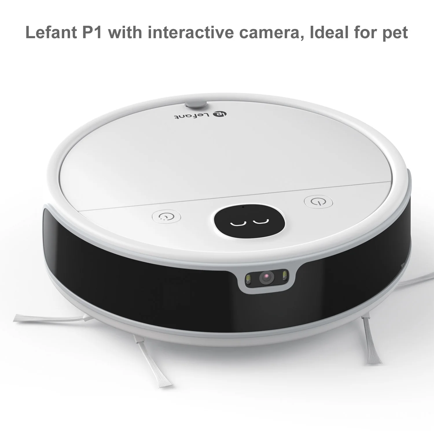 Lefant Robot Vacuum Cleaner with Camera, 5500Pa Strong Suction Pet Vacuum,  Wi-Fi/App/Alexa Control, Low Noise, Self-Charging, Mini Robotic Vacuum for