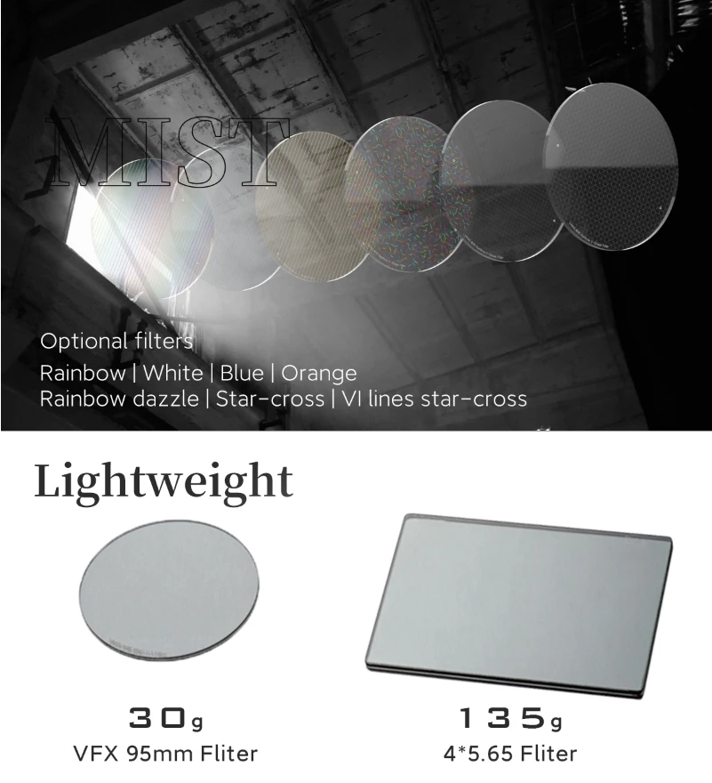 Vaxis 95 mm IRND-Filter 0,3/0,6/0,9/1,2 für Tilta Mirage Matte Box