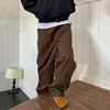 IEFB High Street Men Denim Pants Washed Casual Straight Bottom Wide Leg Loose Male Solid Color Jeans Autumn Fashion 2024 9C7810 2