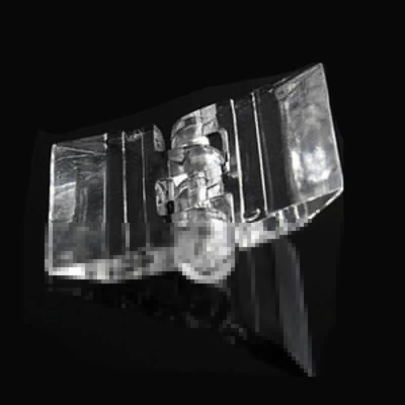 10Pcs 25X33 30X33 38X45 65x42 Plastic Folding Hinges Transparent Plexiglass Hinge Durable Clear Acrylic