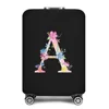 Travel Elastic Luggage Protective Cover Fashion Case Suitcase Fit 18"-28" Trolley Baggage Covers Dust Cover Pink Letter Printed 6