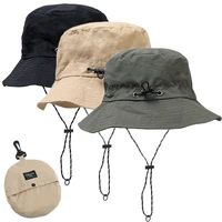 Foldable Panama Bucket Hat Outdoor Anti-UV Sun Hats For Men Women Spring Summer Fast Dry Waterproof visors Cap Fisherman Caps 1