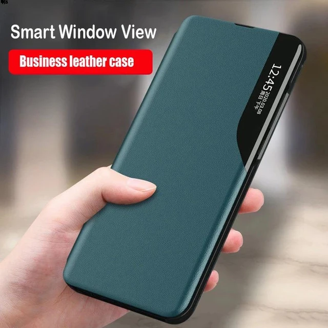 Official Samsung Smart View Flip Cover Black Case - For Samsung Galaxy S22  Ultra