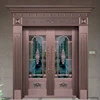 Antique Style Entrance, Villa Double Door, Stainless Steel/copper Door, Waterproof and Wear-resistant, Customized Size 5