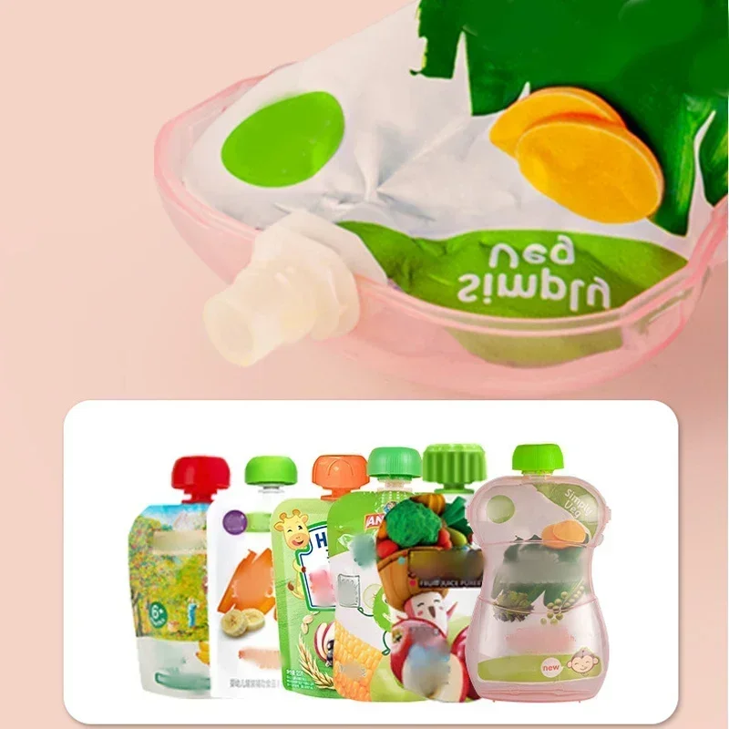 Fruit Puree Anti-squeeze Box Baby Toddler Food Supplement Bag Children Fruit Puree Box Juice Yogurt Food Supplement