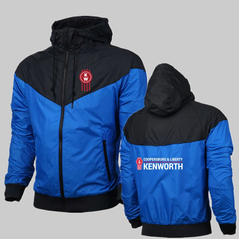 

2022 Selling New Kenworth Logo Print Custom Made Men Zipper Hoodie Jacket Cotton Quick Dry Hooded Casual Hip Hop Man Sportswear