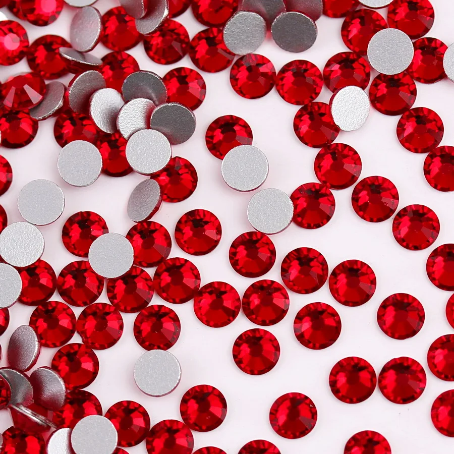 Elegant Assortment of Colorful Glass Crystal Flatback Rhinestones for DIY Nail Art and Crafts