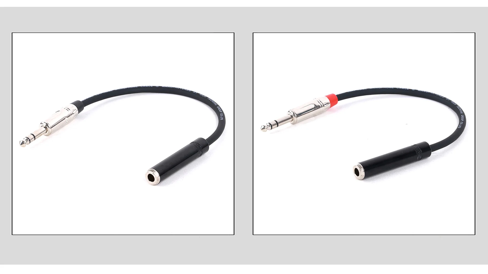 Guerguo 6,35mm 1/4inch Stereo trs männlich bis 6,35mm 1/4inch Stereo trs Buchse Instrument Audio kabel für E-Gitarren-Mixer – Detail 7