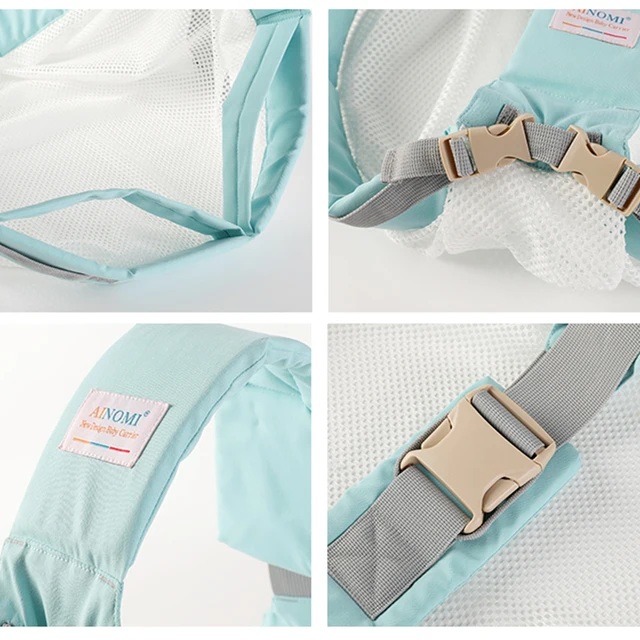 Adjustable 3D Mesh Baby Carrier Comfortable Breathable Infant Back Strap with Durable Straps for Parent's Ease of Use 4