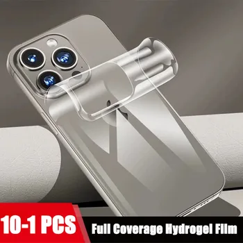 10-1PCS Back Hydrogel Film For Apple iPhone 17 Pro Max 16 15 14 13 12 11 Plus Air Clear Soft Screen Protection Phone Accessories 1