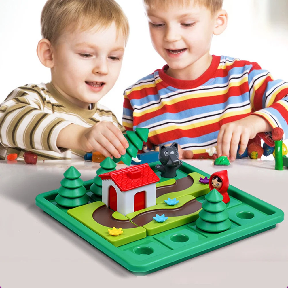 Little Red Riding Hood and the Big Bad Wolf Puzzle Game Kids' Early Development Educational Science Kits for Boy Girl JAN88 4 Little Red Riding Hood and the Big Bad Wolf Puzzle Game Kids' Early Development Educational Science Kits for Boy Girl JAN88 4