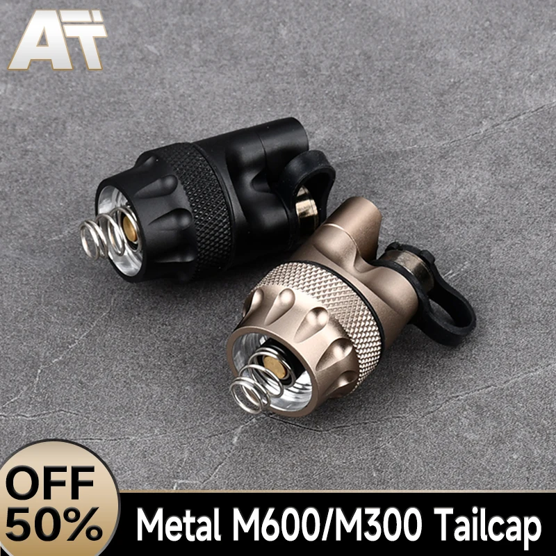 

WADSN Airsoft M600C M600 M300 A Tactical Flashlight Tail Cap Switch Hunting Weapon LED Scout Light Accessories Constant Tailcap