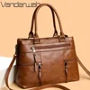 Elegant Handbag for Women High Quality Leather Top-Handle Bags Purse Ladies Shoulder Crossbody Bag Large Casual Tote 2025 Hot 1