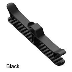 Universal Kitchen Cable Organizer - Sleek Plug & Wire Storage Solution (Black)