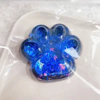Sequin Antistress Paw Soft Vent Toy Cat Claw Squishy Fidget Toy Slow Sensory Toys Pinch Decompression Soft Squeeze Toy for adult 2