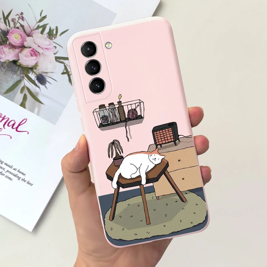 Cute Astronauts Cartoon Soft TPU Phone Case - Stylish Protective Back Cover