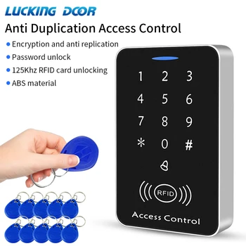 Anti-copy Encrypted Standalone Access Controller 125Khz RFID Access Control Keypad Digit Panel Card Reader For Door Lock System 1