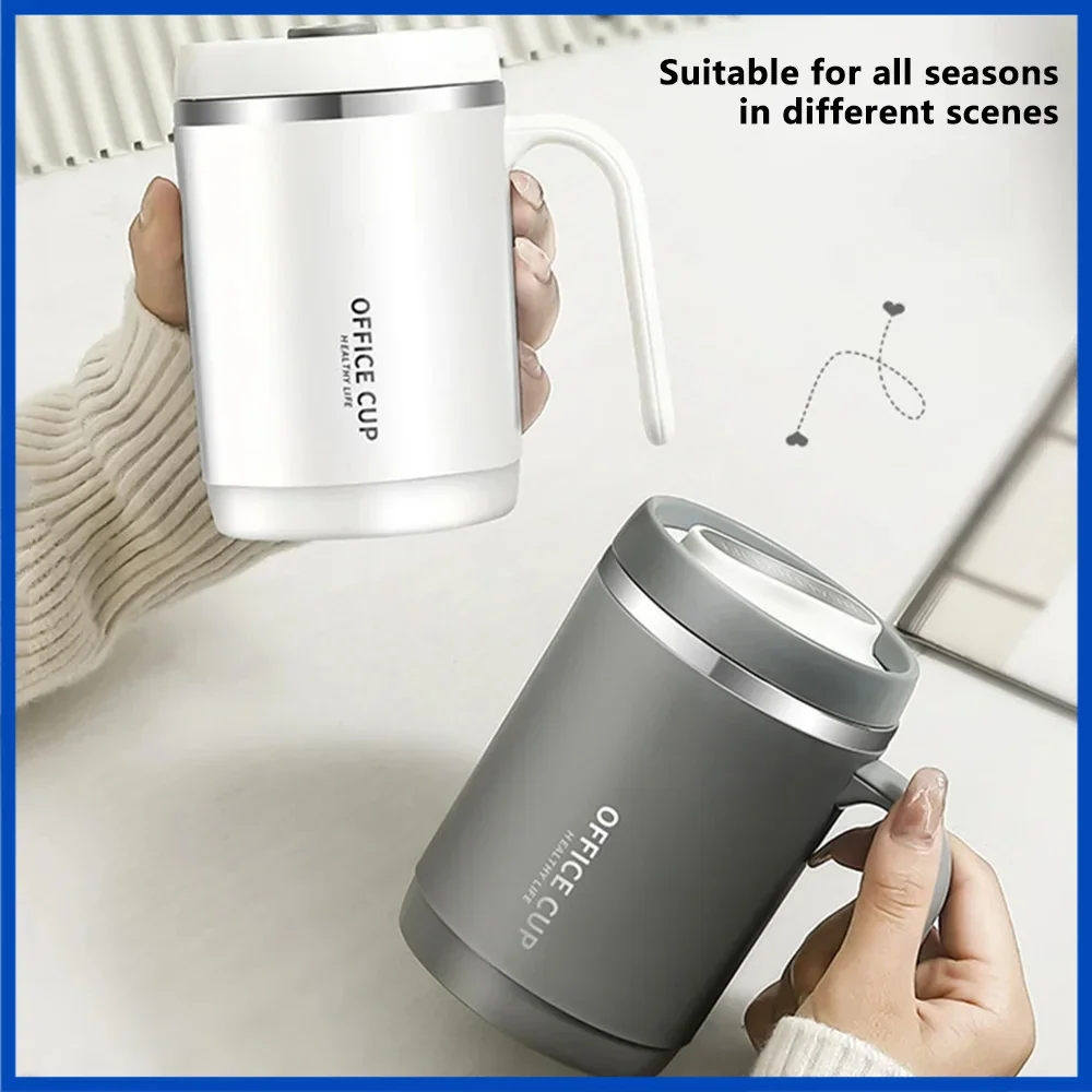 Stainless Steel Thermal Mug with Lid and Straw 500...