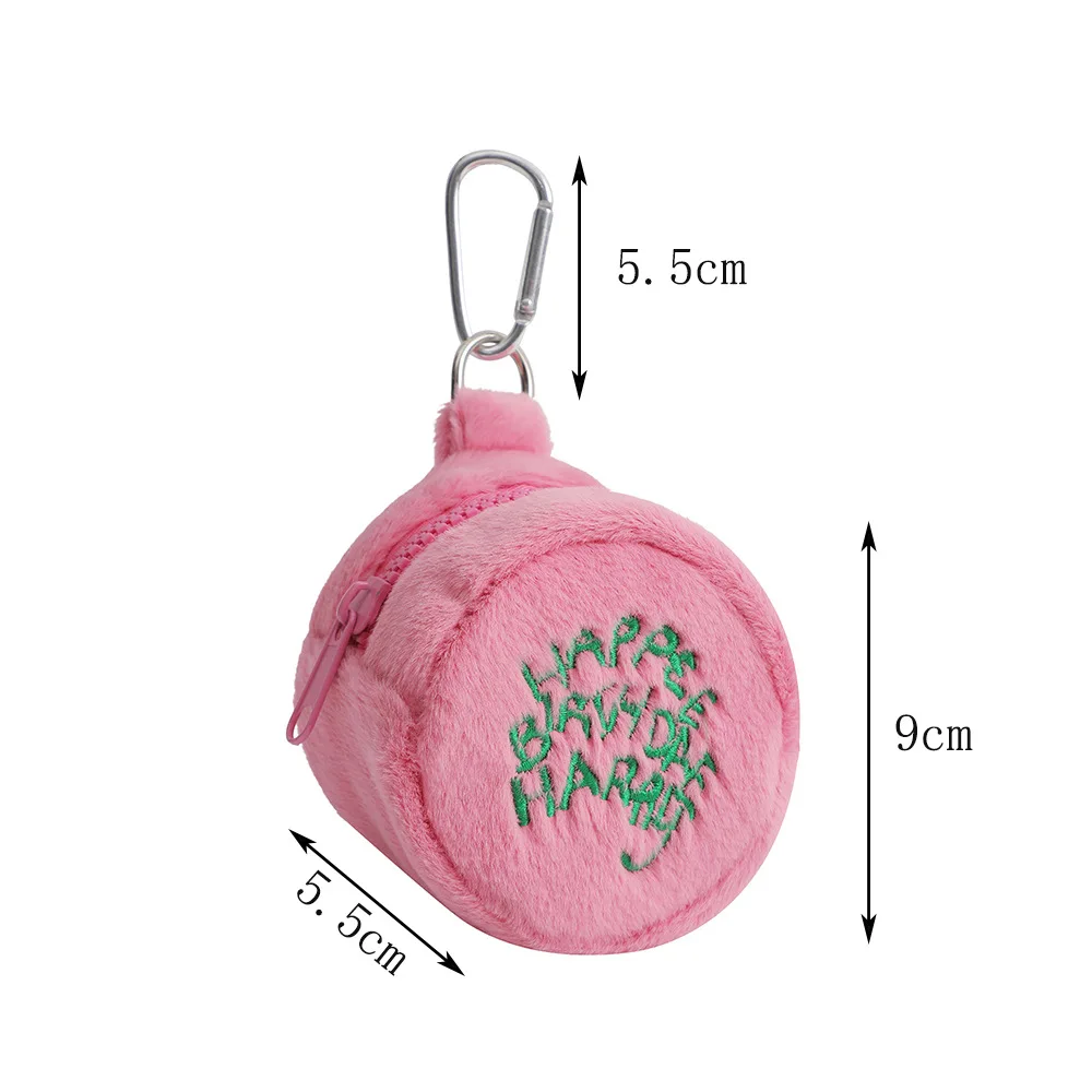 Plush Coin Purse New Cute Earphone Small Thing Key Jewelry Mini Storage Bag Women Girls Pouch Kawaii Travel Bag Decorations
