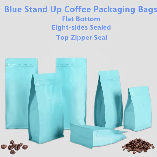 Blue Stand Up Coffee Packaging Bags: The Perfect Solution for Your Bean Needs