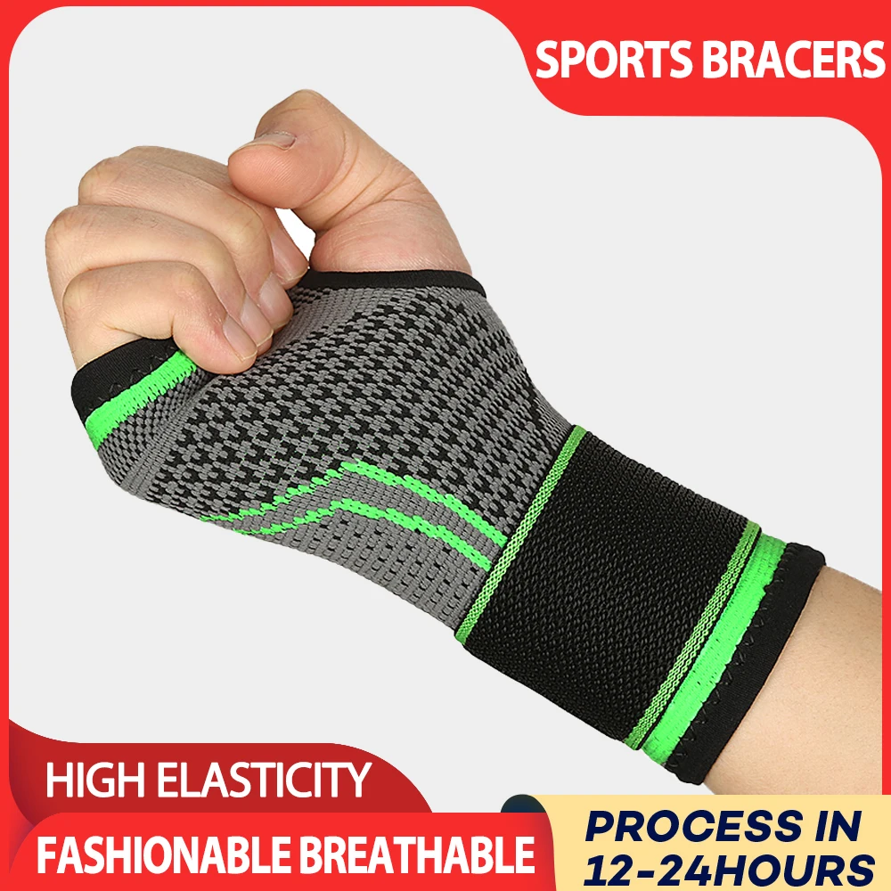 

Ultrathin Breathable Men's Wristband Arthritis Wrist Wraps Brace Sleeve Support Glove Elastic Fitness Palm Basketbol Bileklik