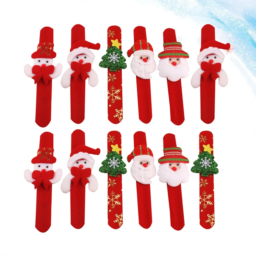 

Christmas Bracelets Slap Snap Kids Wristbands Toy Wrist Bracelet Party Wristband Fillers Animal Band Stocking Stuffers Bands