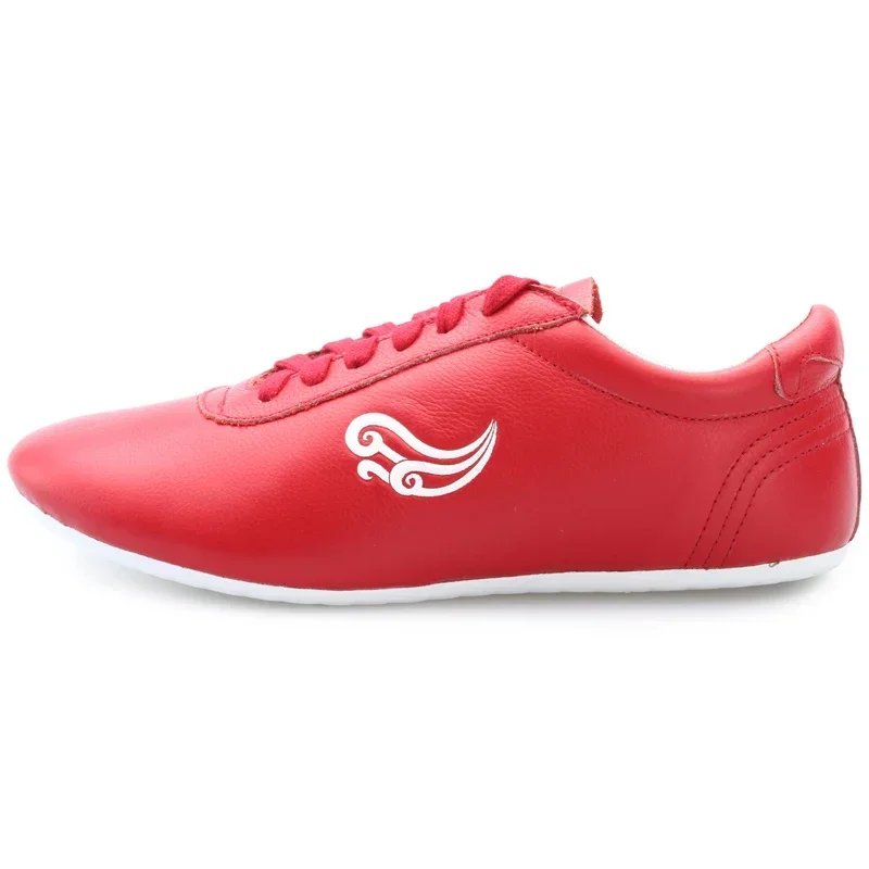 Martial Arts Shoes Tai Chi Shoes Kung Fu Performance Wushu Sneakers Natural Leather Cowhide