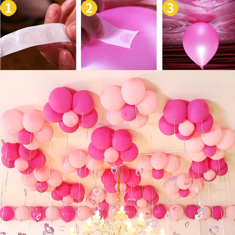 100 500 Balloon Glue Dot For Balloons Accessories Ballon Dot Birthday  Wedding Party Balloons Glue Sticker Balloons Arch Baloon - Ballons &  Accessories - AliExpress