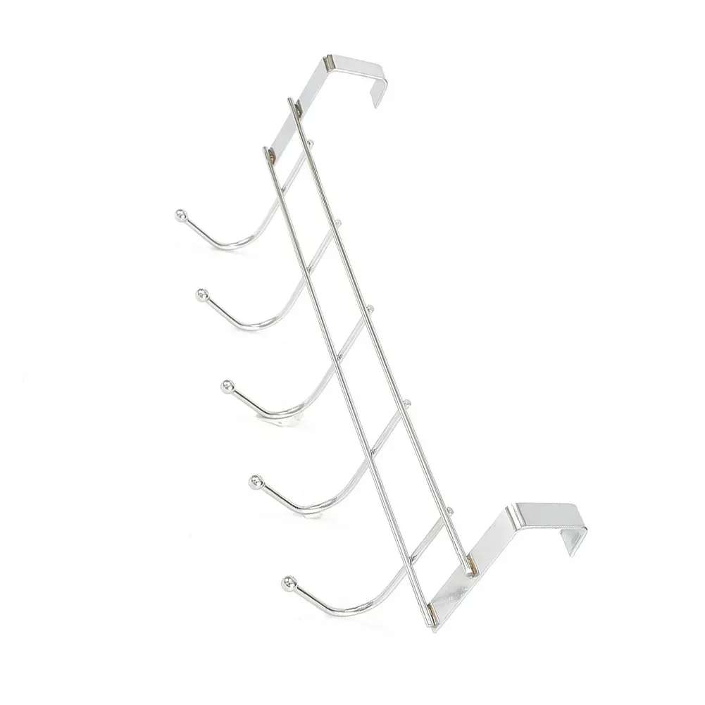 Hooks Behind The Door New Stainless Steel Storage Wall Hanging Wash Room Hanger Clothes Towel Convenient Storage Holder 5 storage hook door hook