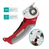 Electric Scissor Portable Cordless Rechargeable Electric Round Scissor Leather Paper Fabric Rotary Cloth Cutter Kit Cutting Tool 2