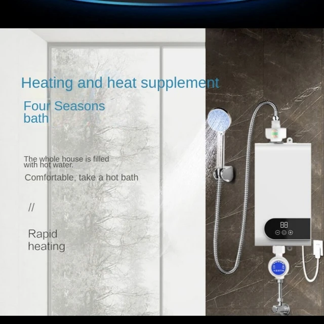 Instant Water Heater 220V 4500W Portable Electric Heaters for Bathroom Hot Water  Shower and Home Kitchen Heating - AliExpress