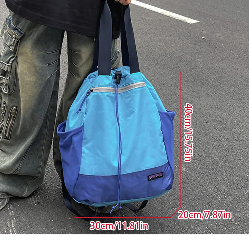 Lightweight folding backpack with large capacity, suitable for hiking, traveling, and outdoor adventures - adjustable shoulder s