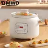 DMWD 3L Household Electric Slow Cooker Stew Pot  Ceramic Soup Pot Casserole Breakfast Machine Porridge 24H Appointment 6