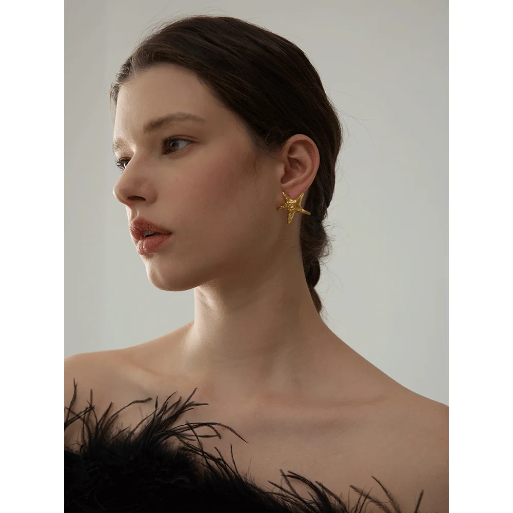 Yhpup Stainless Steel Earrings for Women