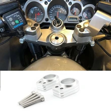  Motorcycle FOR Kawasaki ZZR1200 ZZR 1200 Suitable for All Years Handlebar Riser Spacer Handle Bar Riser Mount Clamp Aluminium 