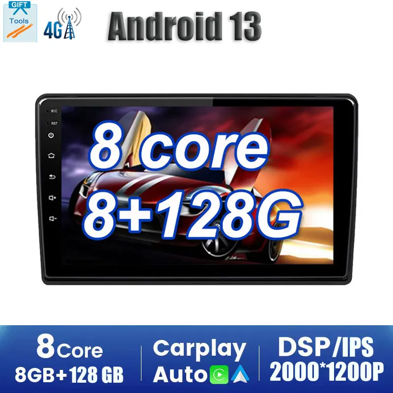 

Carplay Android 13 автомобильный радиоприемник, мультимедийный стерео плеер, WiFi GPS-навигация для Citroen Berlingo 2015-2018