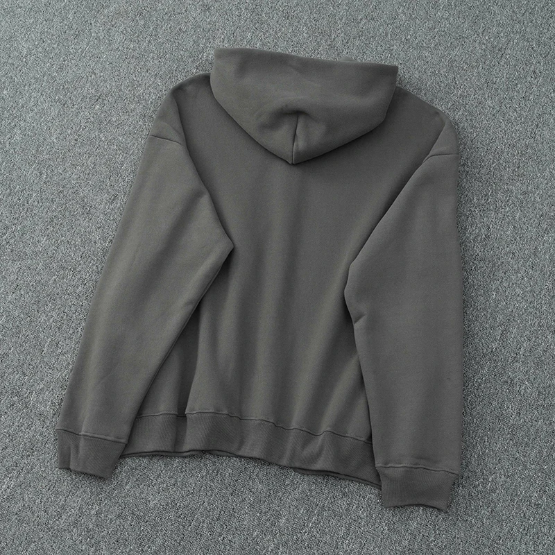 Oversize Kanye West Season 6 Hoodies Men Women High Quality Casual Pocket Zipper Solid Coat 3