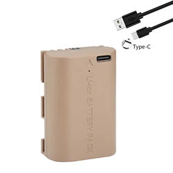 Enhanced Rechargeable Camera Battery with Type-C Input - 3200mAh (1 Pc)