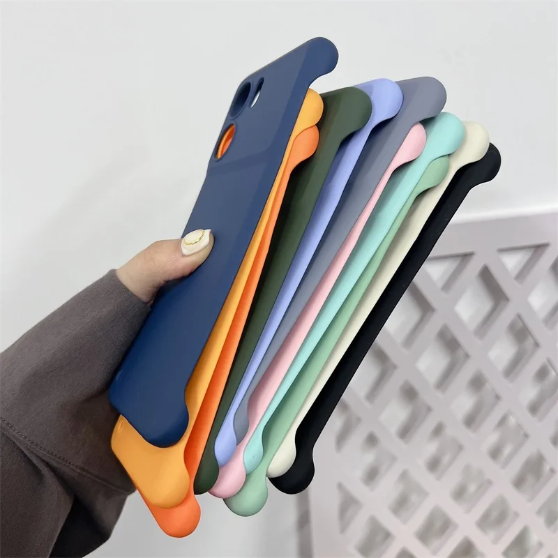 Candy Color Frameless Matte Case For Oppo K10 K9 Pro K9x 5G Slim Hard PC Shockproof Bumper Cover_voghion.com