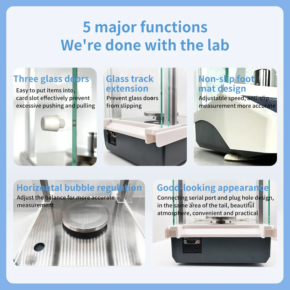 Electronic analysis balance 10,000 0.0001g 0.1mg scale 1mg 1mg