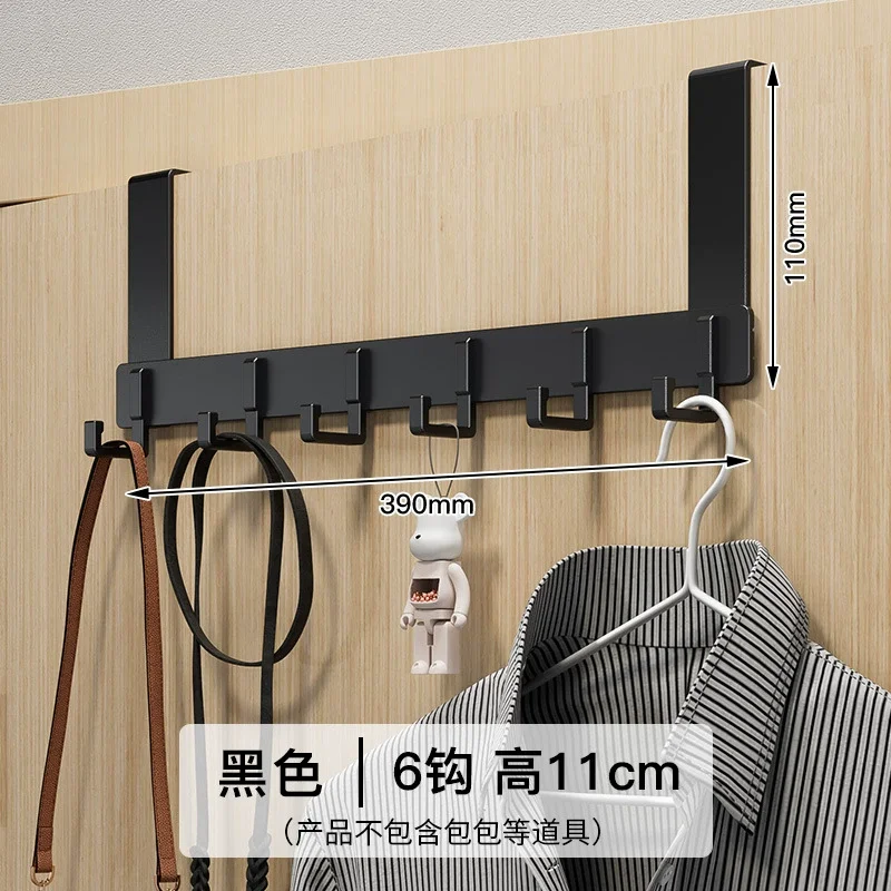 Storage Hooks Over The Door 6/7/8 Hooks Clothes Coat Hat Towel Hanger Home Organizer Rack Bathroom Kitchen Accessories Holder