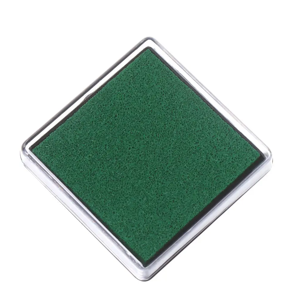 Multi-Color Art Decor Scrapbooking Ink Pad - Square Fingerprint Stamp Pads for Office & School Supplies