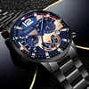 GENEVA Men's Creative  Six-Pin Watch Alloy Steel Band Quartz Watch Men Watch New Luxury  Men's Quartz WristWatch 3